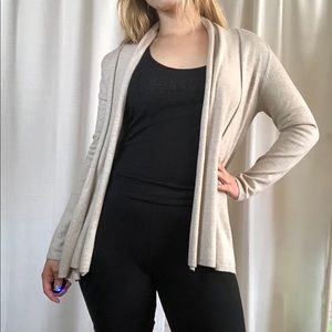 Zara Knit Cardigan in Cream/Neutral Color